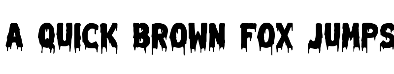 Preview of Melted Monster Regular font