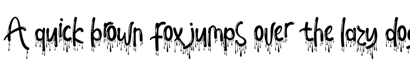 Preview of Melting Words Demo Regular font