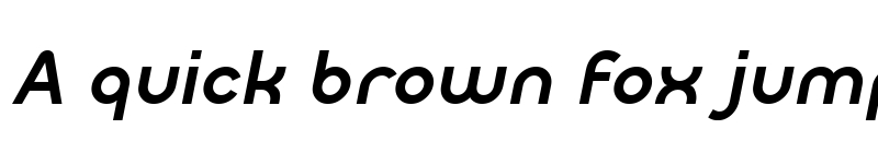 Preview of Meltix Bold Italic Demo Regular font