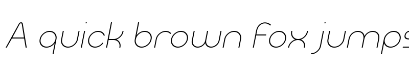 Preview of Meltix Light Italic Demo Regular font