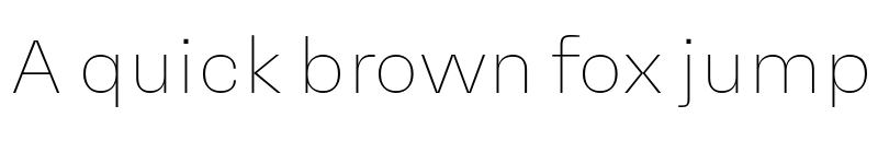 Preview of Mena Grotesk Thin font