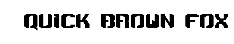 Preview of Menace Medium font