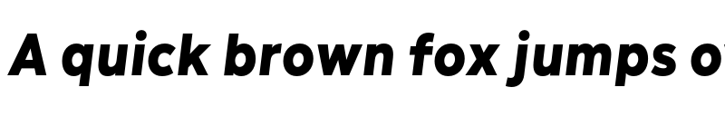 Preview of Menca Black Italic font