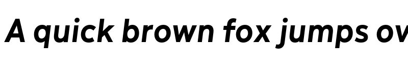 Preview of Menca Bold Italic font