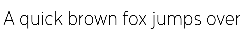 Preview of Menca Light font