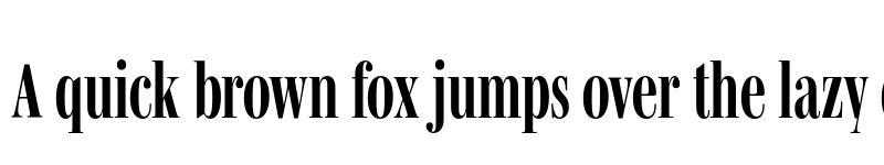 Preview of Mencken Std Head Compress ExtraBold font