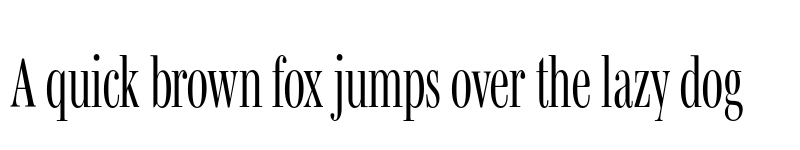 Preview of Mencken Std Head Compress Regular font