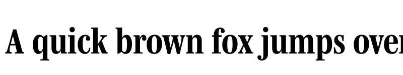 Preview of Mencken Std Narrow ExtraBold font
