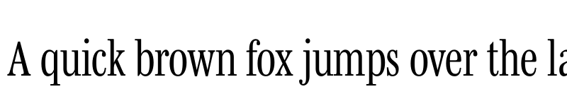 Preview of Mencken Std Narrow Regular font