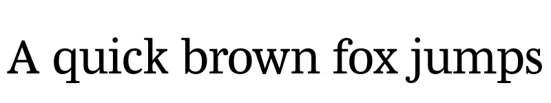 Preview of Mencken Std Text Regular font