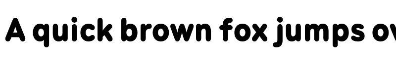 Preview of Menco Black font