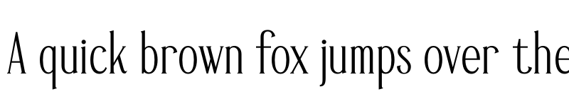 Preview of Mendalion Regular font