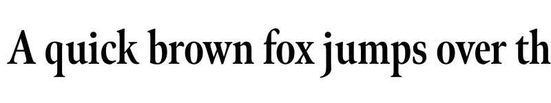 Preview of Meno Display Extra Condensed Bold font