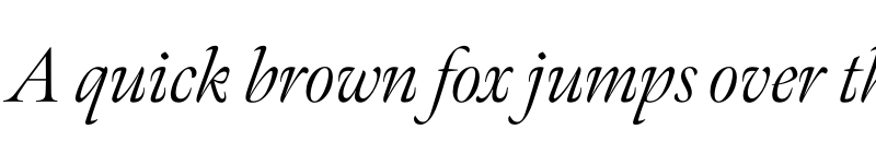 Preview of Meno Display Light Italic font