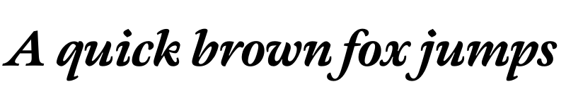 Preview of Meno Text Bold Italic font