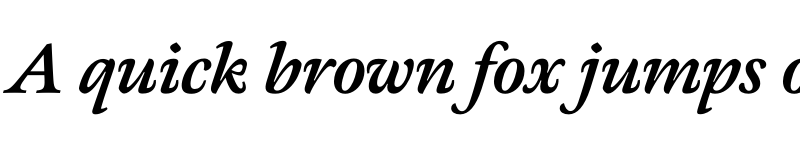 Preview of Meno Text Semi Bold Italic font