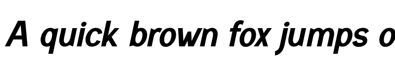 Preview of Menta Sans Bold Italic font