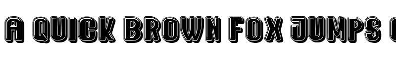 Preview of Mercedes 3D Regular font