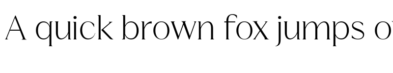 Preview of Merchant Thin font