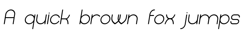 Preview of Mercy Italic font