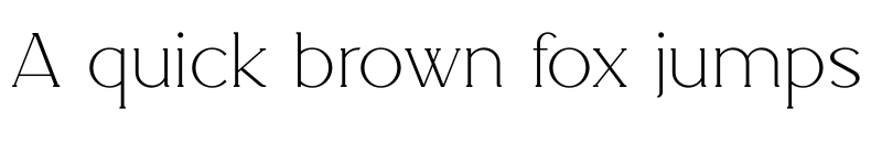 Preview of Meriah Regular font