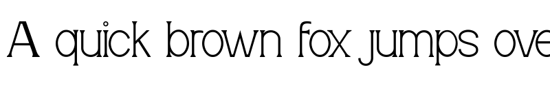 Preview of Meridian Regular font