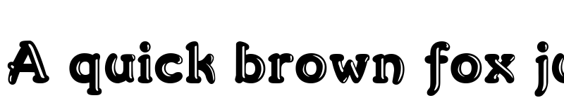 Preview of Merkin Goo Regular font