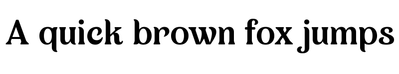 Preview of Merosa Bold font