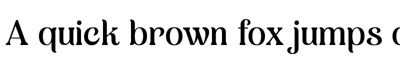 Preview of Merosa Regular font