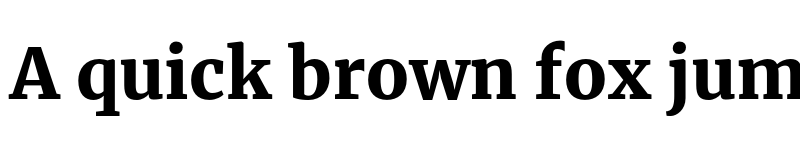 Preview of Merriweather Black font