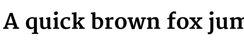 Preview of Merriweather Bold font