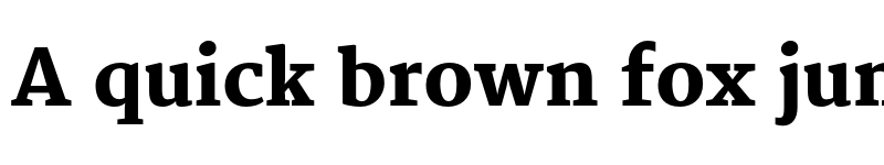 Preview of Merriweather Heavy font