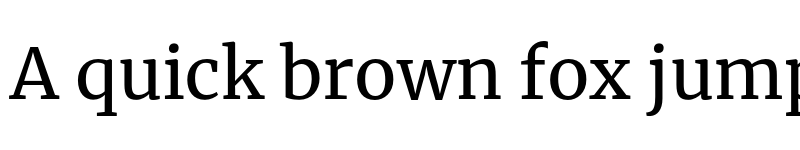 Preview of Merriweather Regular font