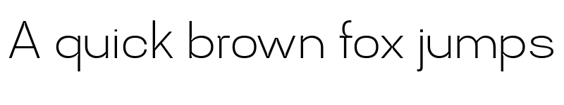 Preview of Mersad Extra Light font