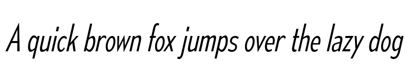 Preview of Mesmerize Condensed Light Italic font