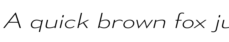 Preview of Mesmerize Expanded ExtraLight Italic font