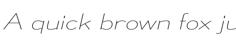 Preview of Mesmerize Expanded UltraLight Italic font