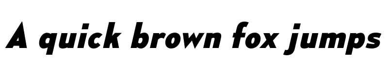 Preview of Mesmerize ExtraBold Italic font