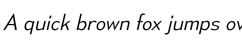 Preview of Mesmerize Light Italic font