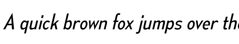 Preview of Mesmerize SemiCondensed Book Italic font