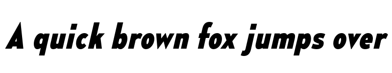 Preview of Mesmerize SemiCondensed ExtraBold Italic font