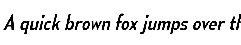 Preview of Mesmerize SemiCondensed Italic font