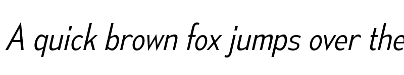 Preview of Mesmerize SemiCondensed Light Italic font