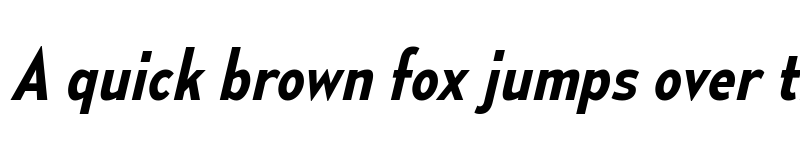 Preview of Mesmerize SemiCondensed SemiBold Italic font