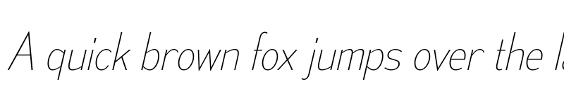Preview of Mesmerize SemiCondensed UltraLight Italic font