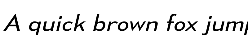 Preview of Mesmerize SemiExpanded Book Italic font