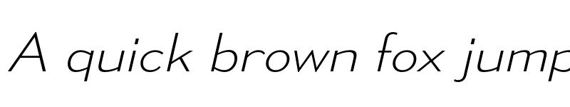 Preview of Mesmerize SemiExpanded ExtraLight Italic font