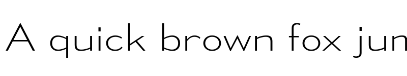 Preview of Mesmerize SemiExpanded ExtraLight font