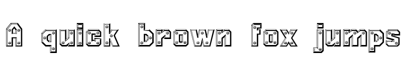 Preview of Messing Lettern Regular font