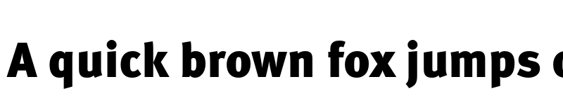 Preview of Meta Pro Black font